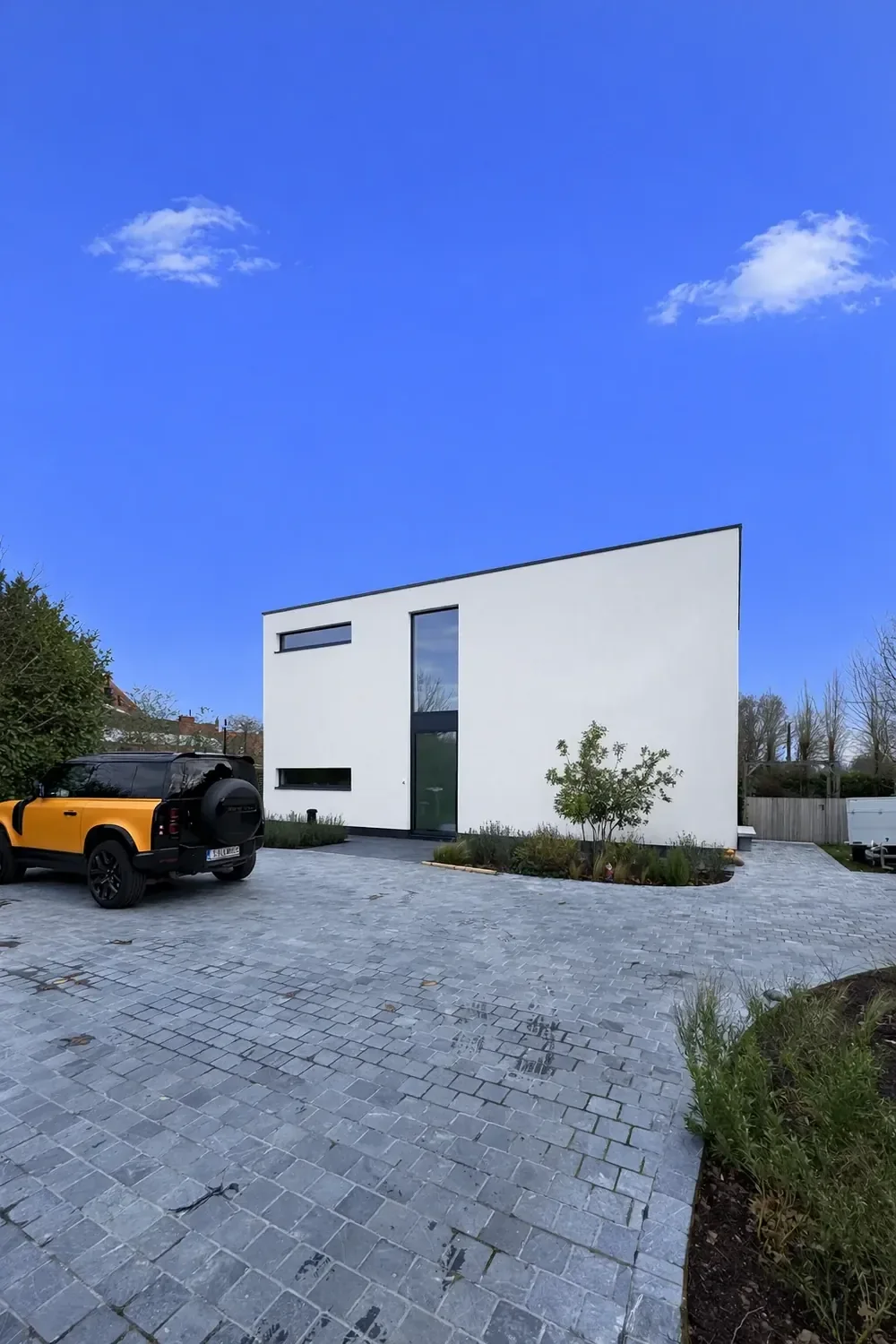 Woning in Ingelmunster na reiniging van de minerale crepi
